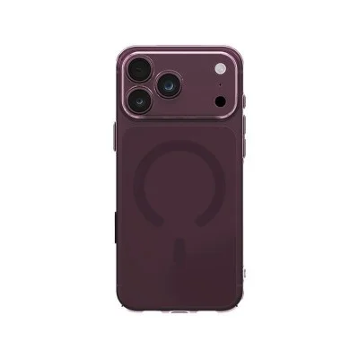 Uniq Hybrid Airsuit MagSafe Case for iPhone 18 Pro - Glossy Burgundy